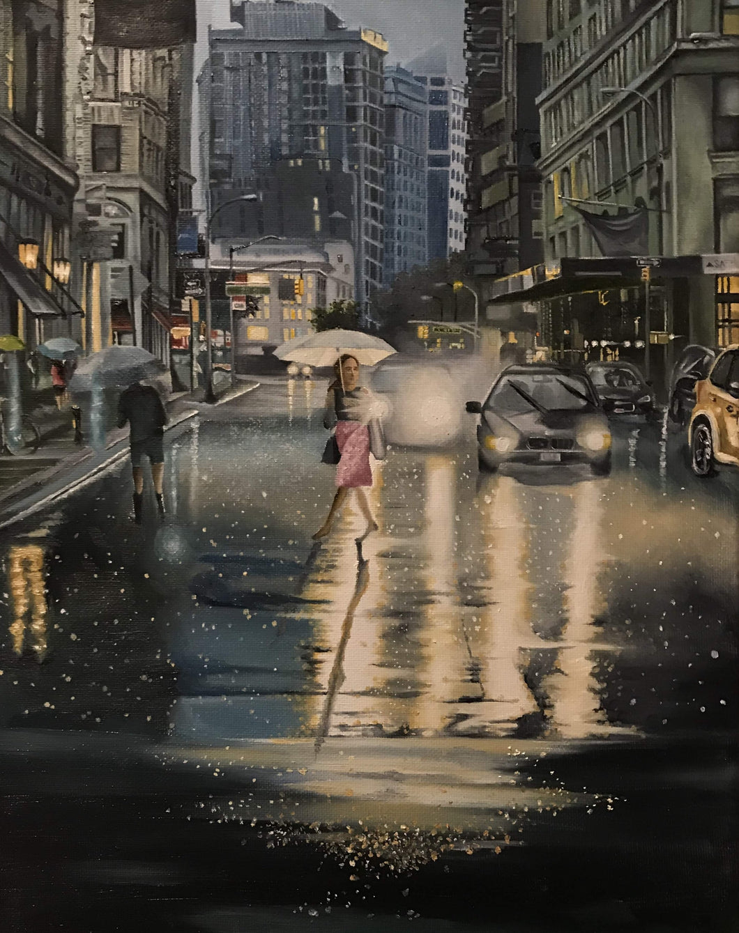 Rainy Day in Beantown Print