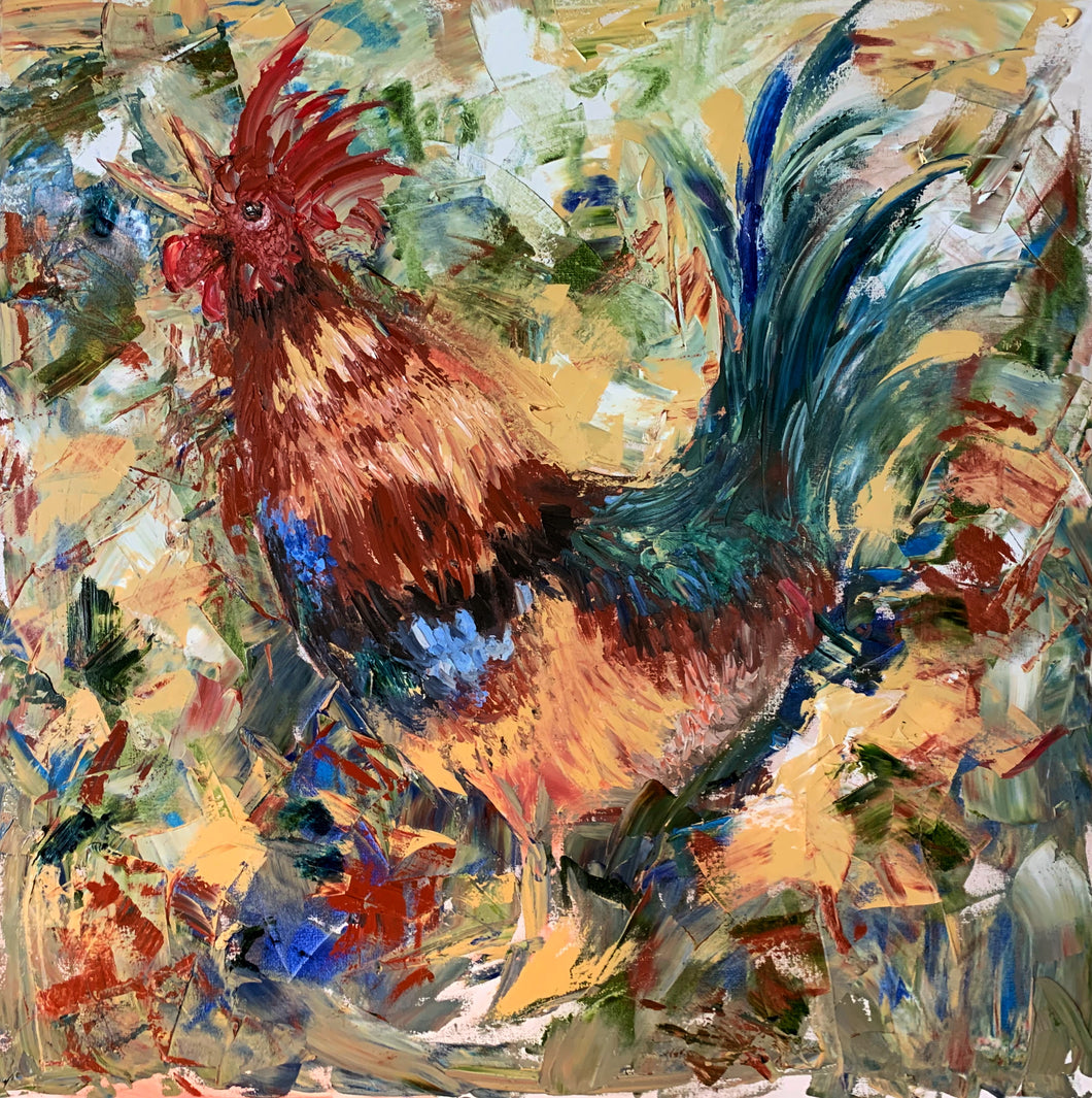 Mama's Rooster Print